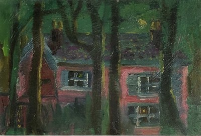 Lot 307 - Sven BERLIN (1911-1999) House Amongst Trees...
