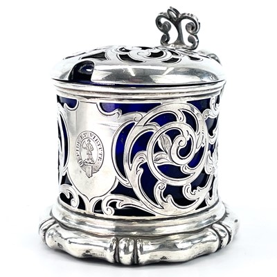 Lot 114 - An early Victorian silver mustard pot by Henry...