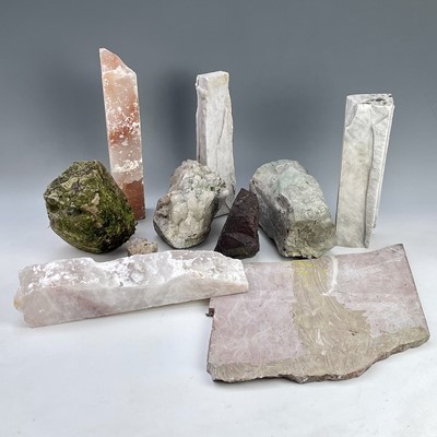 Lot 598 - Stone sections, unfinished stone carvings, etc.