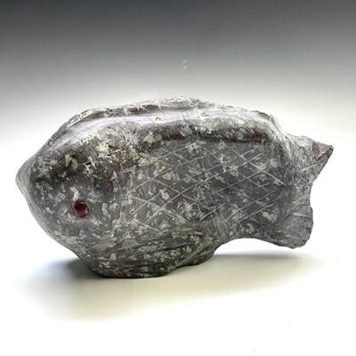 Lot 559 - Sven BERLIN (1911-1999) Fish Irish stone...