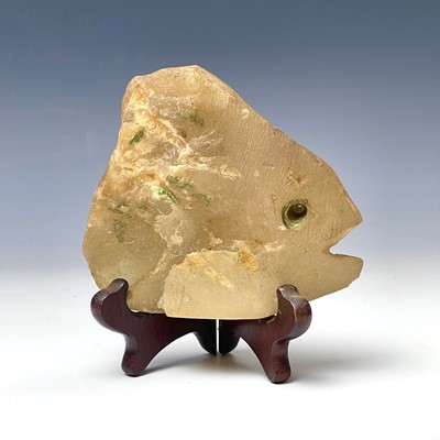 Lot 14 - Sven BERLIN (1911-1999) Fish Stone sculpture...