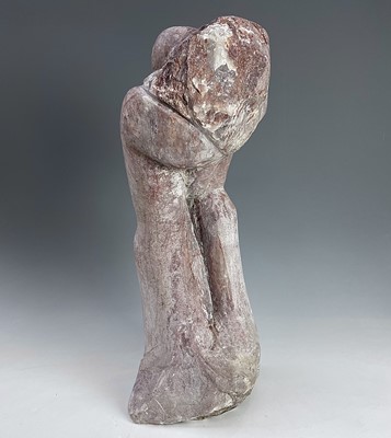 Lot 226 - Sven BERLIN (1911-1999) Lovers Alabaster...