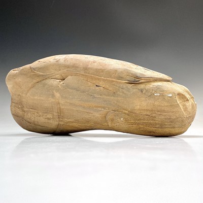 Lot 176 - Sven BERLIN (1911-1999) Horses Head Stone...