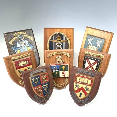 Lot 102 - An RAF Medical Services gilt metal and oak...