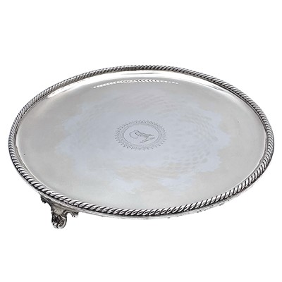 Lot 119 - A Victorian silver salver by Frederick...
