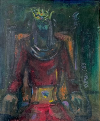 Lot 284 - Sven BERLIN (1911-1999) King Oil on board...