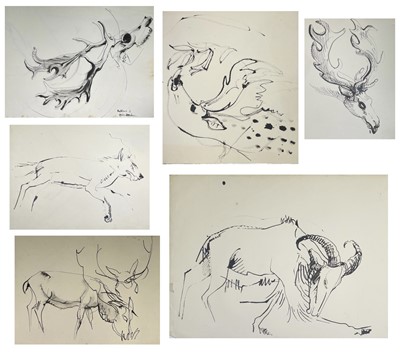 Lot 337 - Sven BERLIN (1911-1999)   Various animal pen...