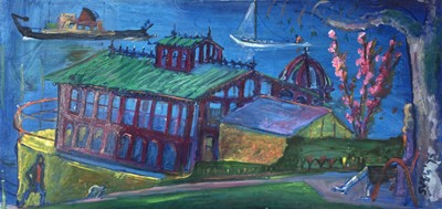 Lot 106 - Sven BERLIN (1911-1999) Sven walking Flee...
