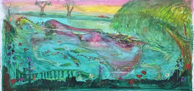 Lot 569 - Sven BERLIN (1911-1999) Ophelia Oil on board...