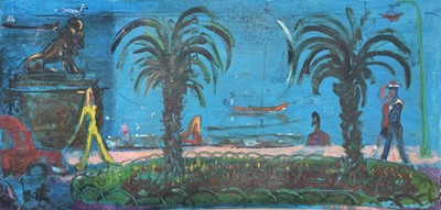 Lot 686 - Sven BERLIN (1911-1999) Egypt Point, Isle of...