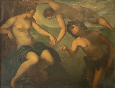 Lot 684 - Follower of Jacopo TINTORETTO Bacchus, Venus...
