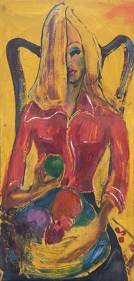 Lot 214 - Sven BERLIN (1911-1999) Julia and the Apple  ...