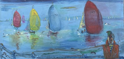 Lot 701 - Sven BERLIN (1911-1999) Cowes Week Isle of...