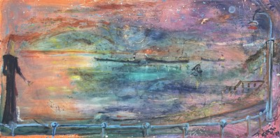 Lot 520 - Sven BERLIN (1911-1999) Cowes Waterfront...