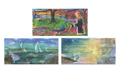 Lot 319 - Sven BERLIN (1911-1999) Julia and Peacock  ...