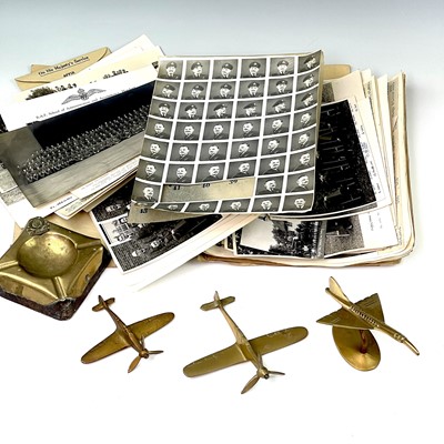 Lot 194 - RAF WW II era photographs, including three of...