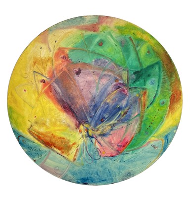 Lot 436 - Sven BERLIN (1911-1999) Butterfly Oil on...