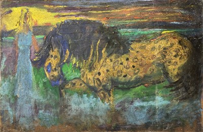 Lot 738 - Sven BERLIN (1911-1999) Julia and the Stallion...