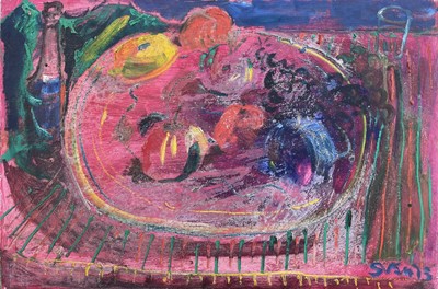 Lot 194 - Sven BERLIN (1911-1999) Still Life with Fruit...