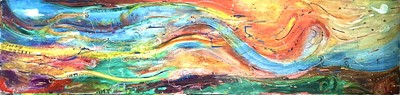 Lot 597 - Sven BERLIN (1911-1999) Life Force Oil on...