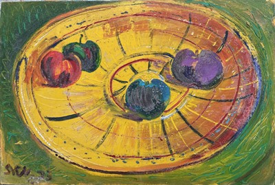 Lot 736 - Sven BERLIN (1911-1999) Fruit Oil on board...