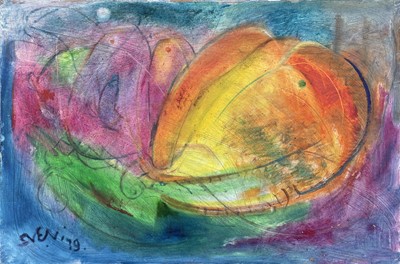 Lot 374 - Sven BERLIN (1911-1999) Butterfly Oil on board...