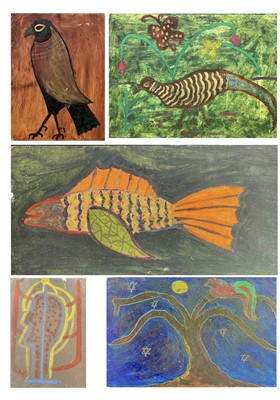 Lot 361 - Julia BERLIN (1947-2021) Three works oil on...