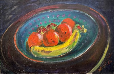 Lot 370 - Sven BERLIN (1911-1999) Still life of fruit...