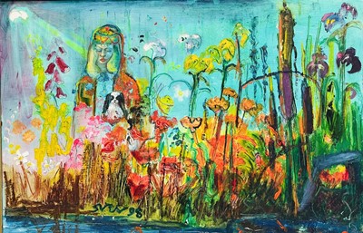 Lot 164 - Sven BERLIN (1911-1999) Garden at Keepers Oil...