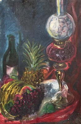 Lot 642 - Sven BERLIN (1911-1999) Still life with oil...