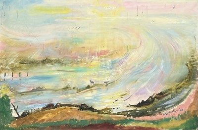 Lot 260 - Sven BERLIN (1911-1999) Coastal scene with...