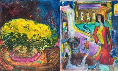 Lot 662 - Sven BERLIN (1911-1999) Five oils on board...