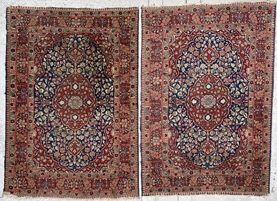 Lot 1234 - A pair of Tabriz rugs, North West Persia, the...