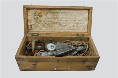 Lot 342 - A Walker's Exelsior III patent ship's log,...