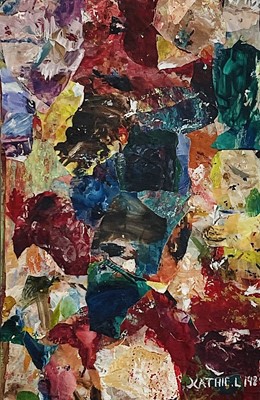 Lot 325 - Kathie LANCASTER Gemstones Mixed media with...