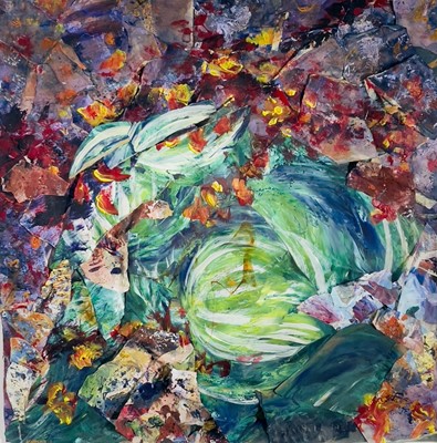 Lot 228 - Kathie LANCASTER Cornucopia Mixed media with...