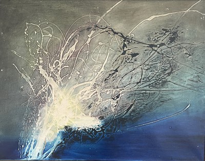 Lot 637 - Derek WOODWARD (1923) Solar Force Oil on...