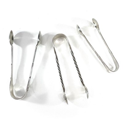 Lot 185 - A pair of Victorian silver sugar nips with...