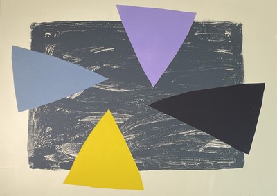 Lot 94 - Breon O'CASEY (1928-2011) Triangles into...