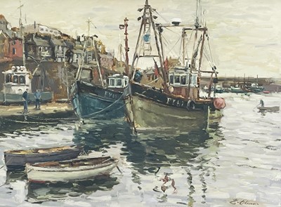 Lot 244 - Ernest OLIVER (XX-XXI) 'Mevagissey Trawlers'...