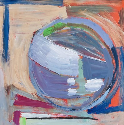 Lot 136 - Fergus HILTON (1966) 'Storm'   Oil on board...