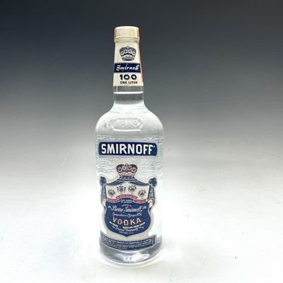 Lot 234 - A bottle of Blue Export Smirnoff vodka circa...