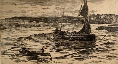 Lot 693 - Colin HUNTER (1841-1904) 'Approaching the...