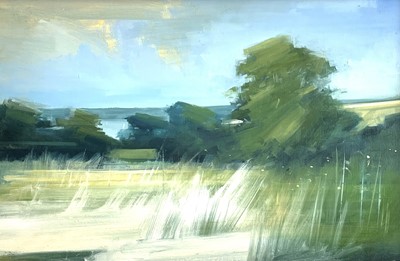 Lot 242 - Myles OXENFORD (1977) Evening Light Above...