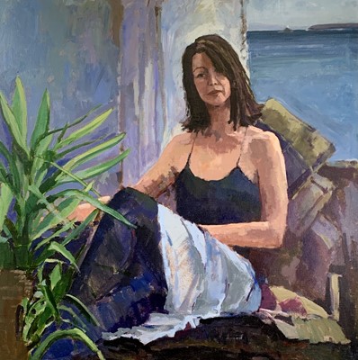 Lot 335 - Eric WARD (1945) Yvonne in the Artist's Studio...