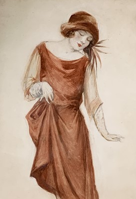 Lot 208 - Leonard FULLER (1891-1973) Modesty, Paris...