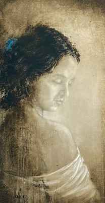 Lot 642 - Josep DOMENECH SANCHEZ (1952) Female Portrait...