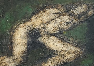 Lot 33 - John EMANUEL (1930) Reclining Nude Oil on...
