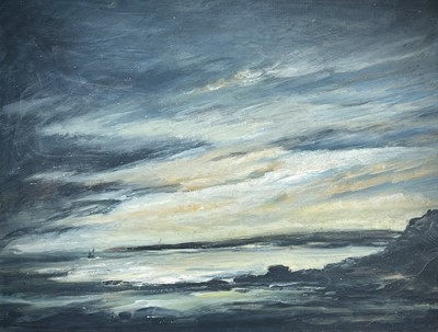 Lot 207 - Mary STORK (1938-2007) The Return Oil on...