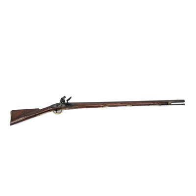 Lot 111 - A Brown Bess flintlock musket, early 19th...